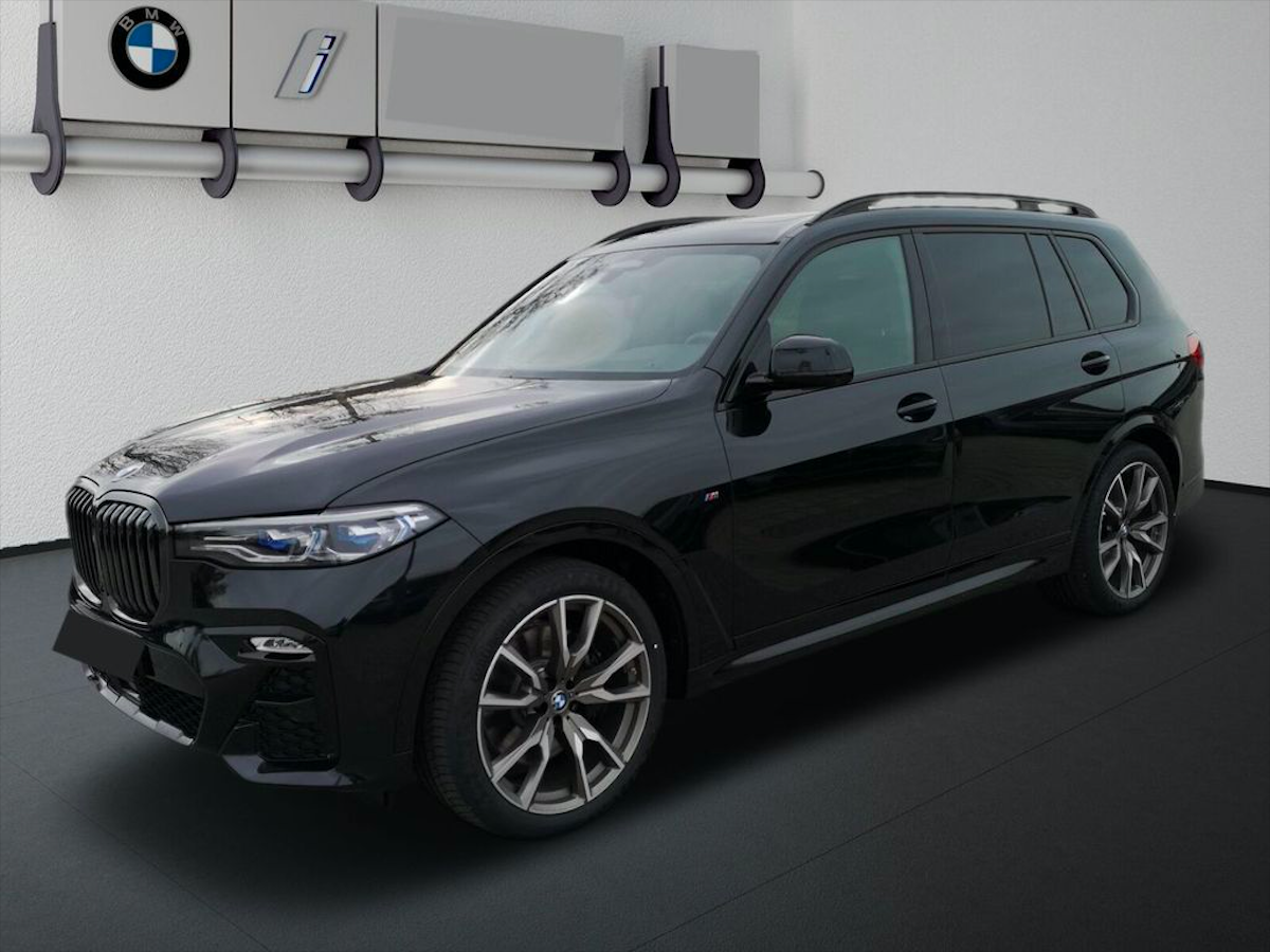 BMW X7 M50d Mpaket | předváděcí auto | skladem | od autorizovaného prodejce | černá metalíza | super cena | top stav | online nákup | autoibuy.com